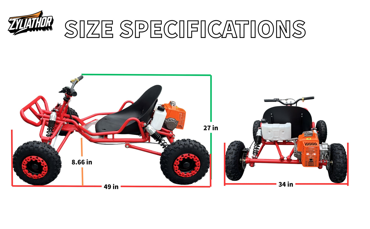 (Estilo modificado) 2 tiempos 90 cc