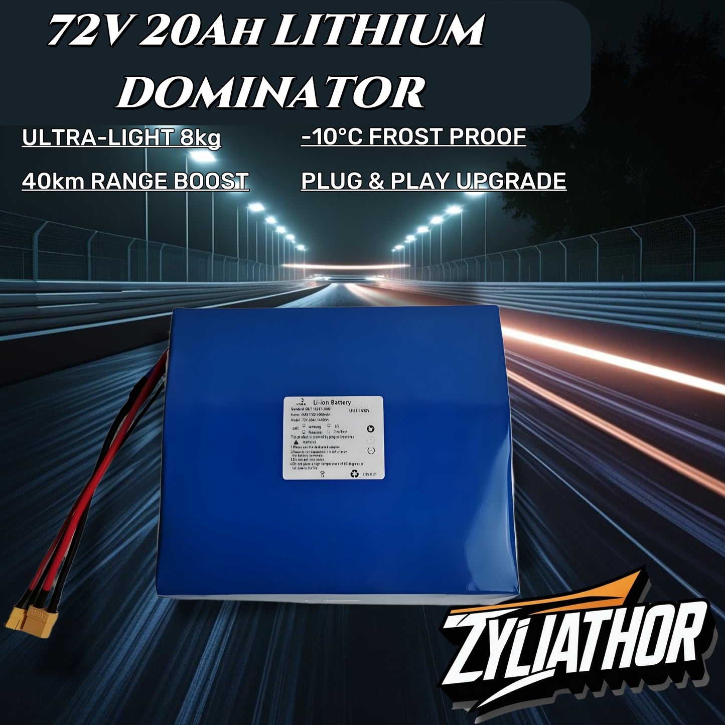 Zyliathor Electric Go-Karts 72V Artisan tank kart Kid-To-Adult Off-Road Ride