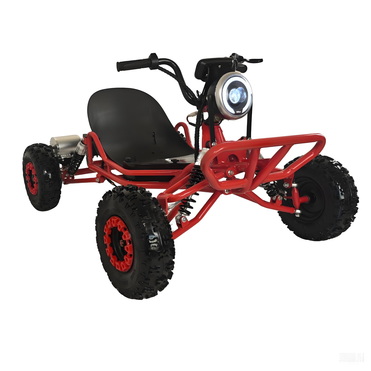 Zyliathor Electric go-Kart, 2WD, 48v2000W Motor, All Terrain Off-Road, 6" Tyres