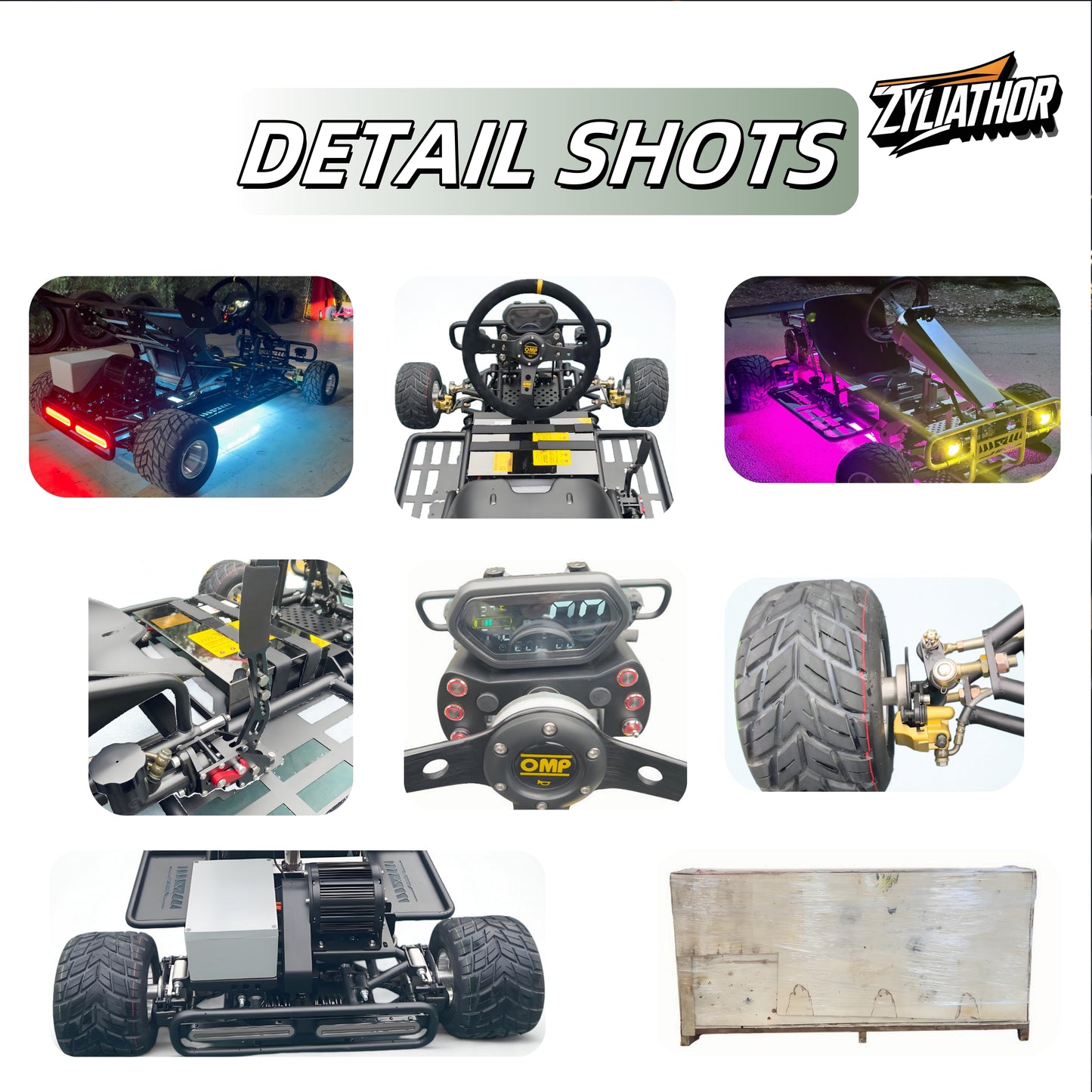 Zyliathor Electric Go-Karts: Track-Spec Hyper Power, 4 versions