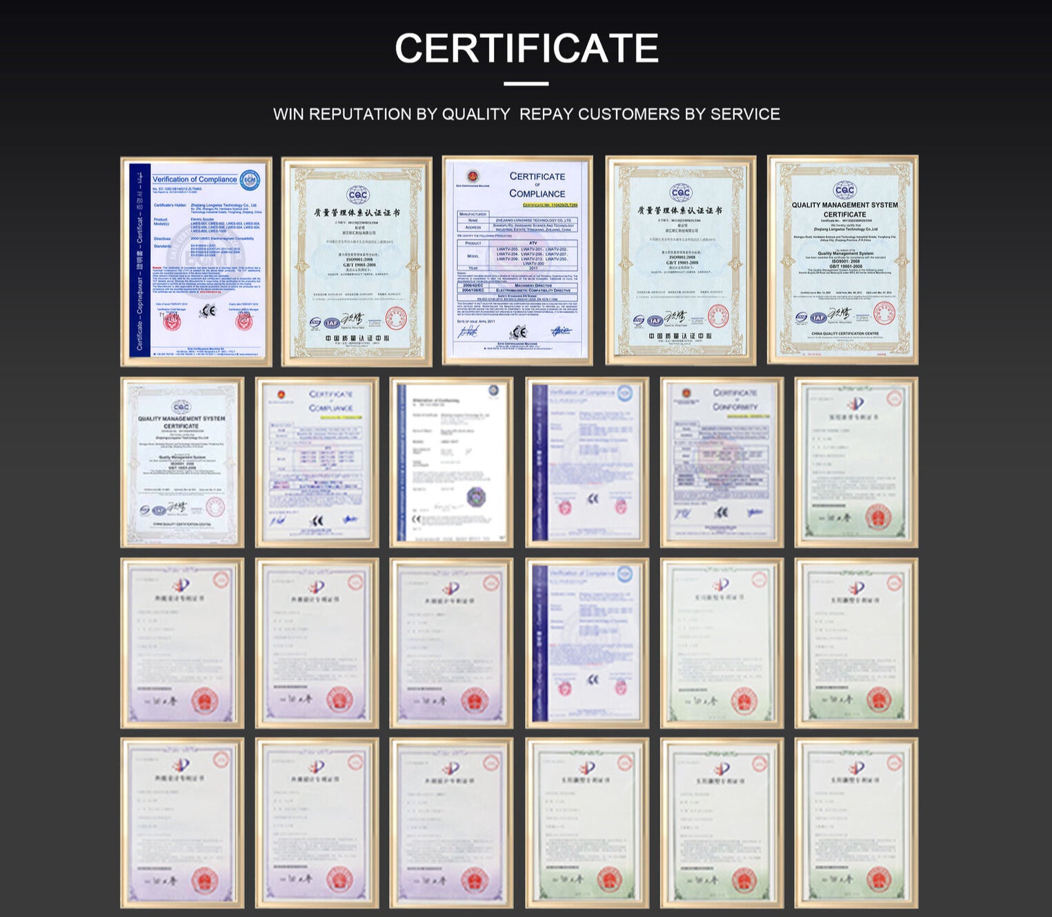 EPA Certificate