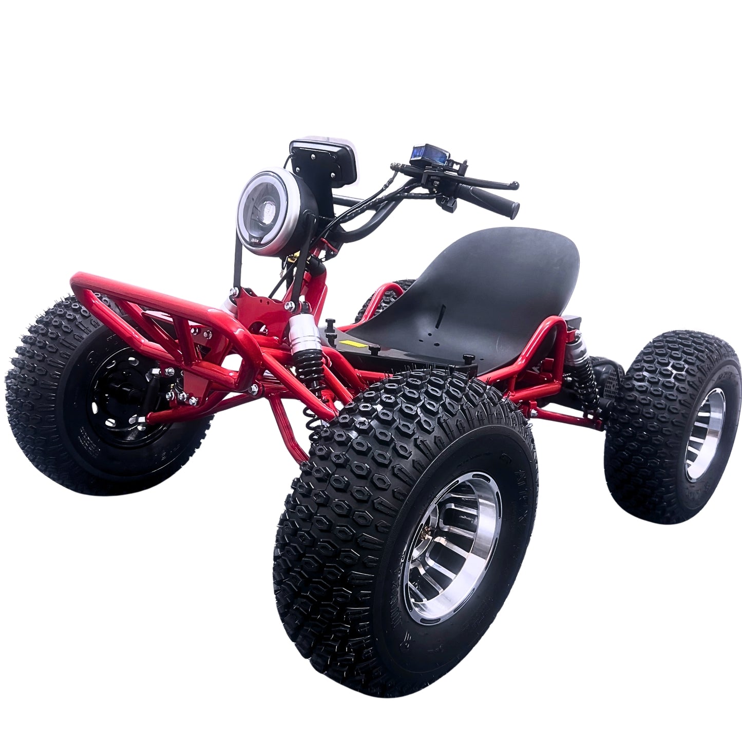 Zyliathor Electric go-kart, shaft drive, 48v 1500W high power motor, all-terrain off-road, 8" aluminium wheels
