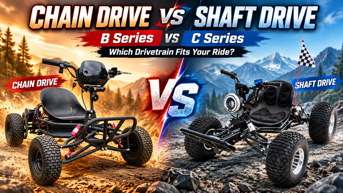 Chain Drive vs Shaft Drive Go Karts: Which Is Better for Off-Road Riding?