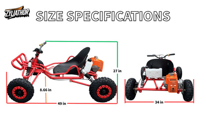 (Estilo modificado) 2 tiempos 90 cc