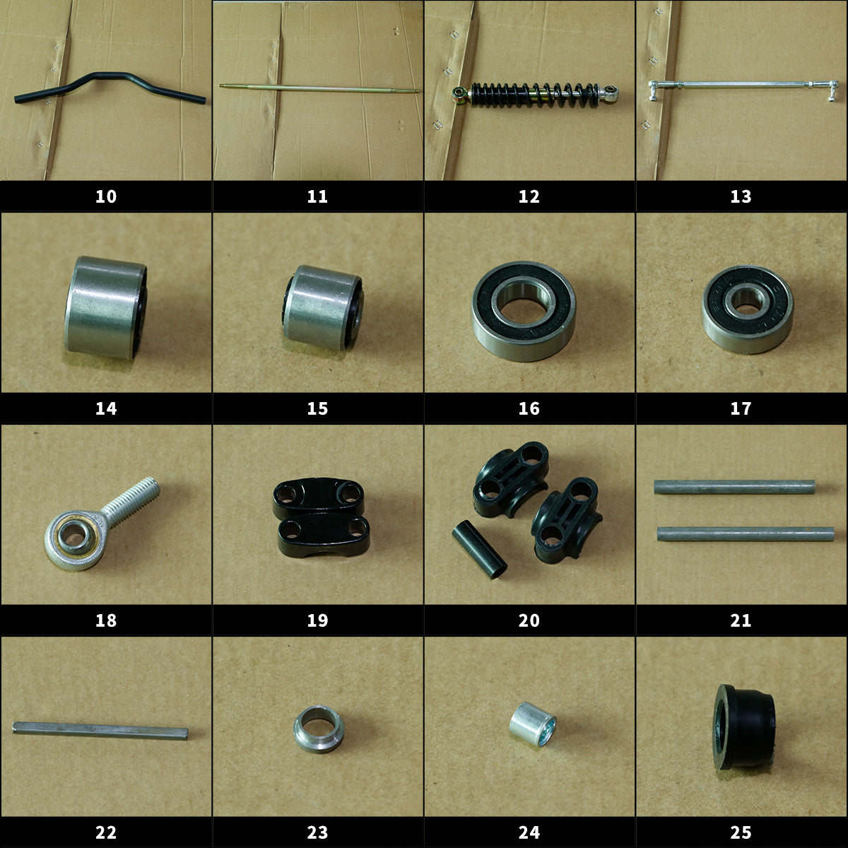 Karting accessories (complete set of components)