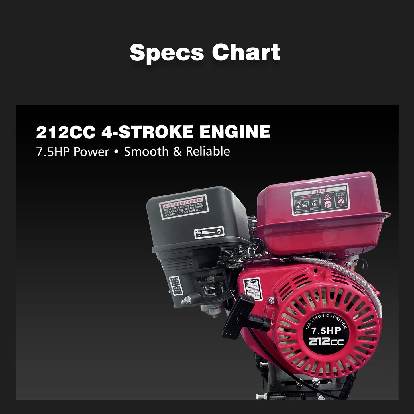 (estilos personalizados) 4 tiempos 212 cc