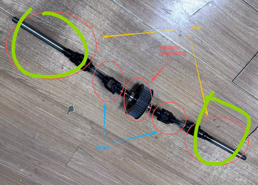 72V 3000W Wind Chaser Differential Parts