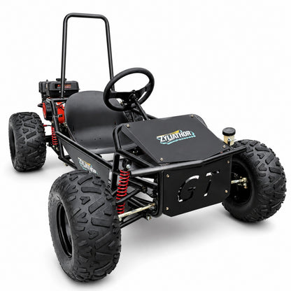 Zyliathor 212cc Gas Off-Road Go Kart, CVT, 35 MPH, Semi-Assembled