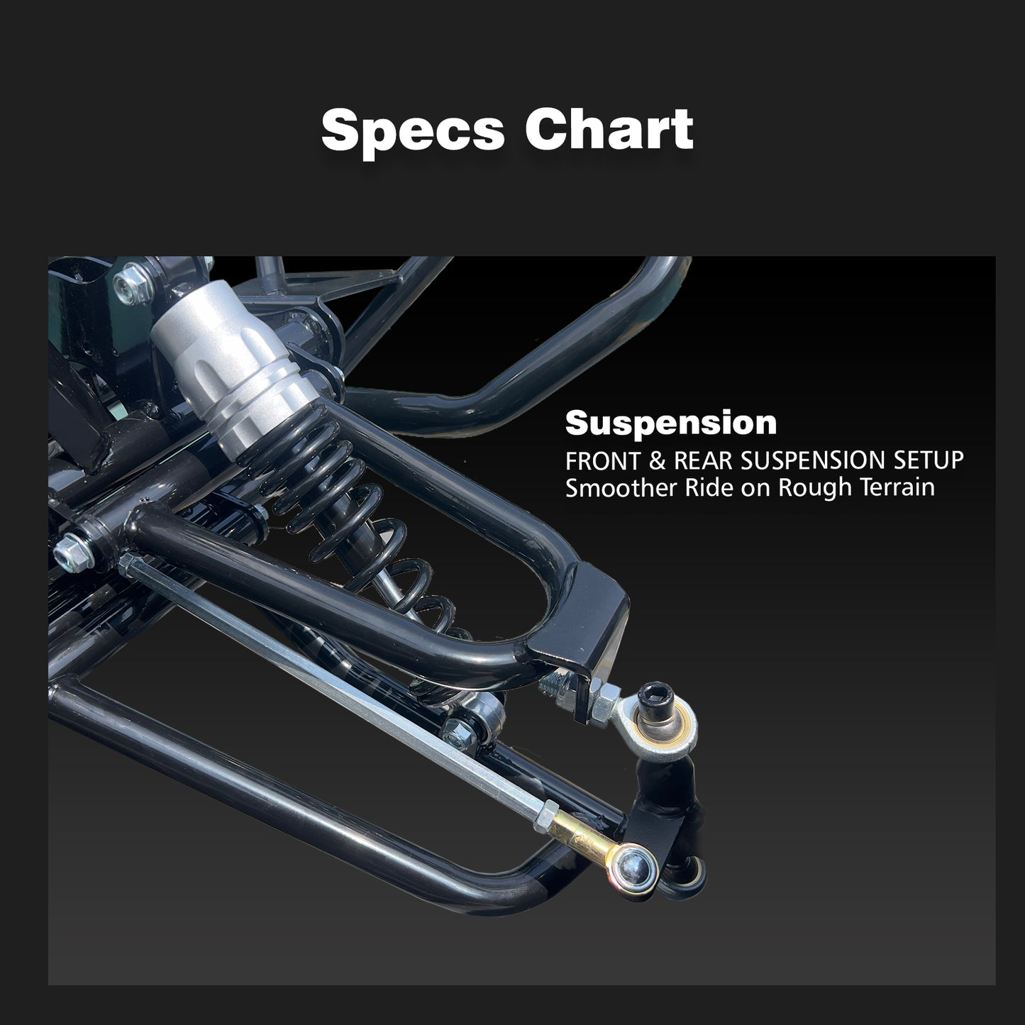 Adult & Kids Electric Go Kart,2000W Brushless,31MPH,Up to 12 miles, 3 Speed + Reverse, Hydraulic Disc Brake, 6" All-Terrain Tires, 440 lb, Off-Road Kart for Backyard & Private Property Trails (Black)