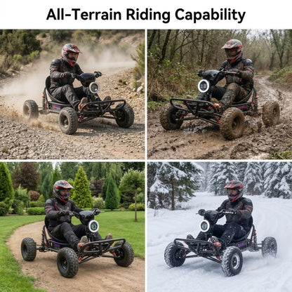 72V 3000W “Little Mountain Leopard” (Peak 25kW), 18S 52Ah, 75 mph,13x5.00-6 Tires,428 Chain