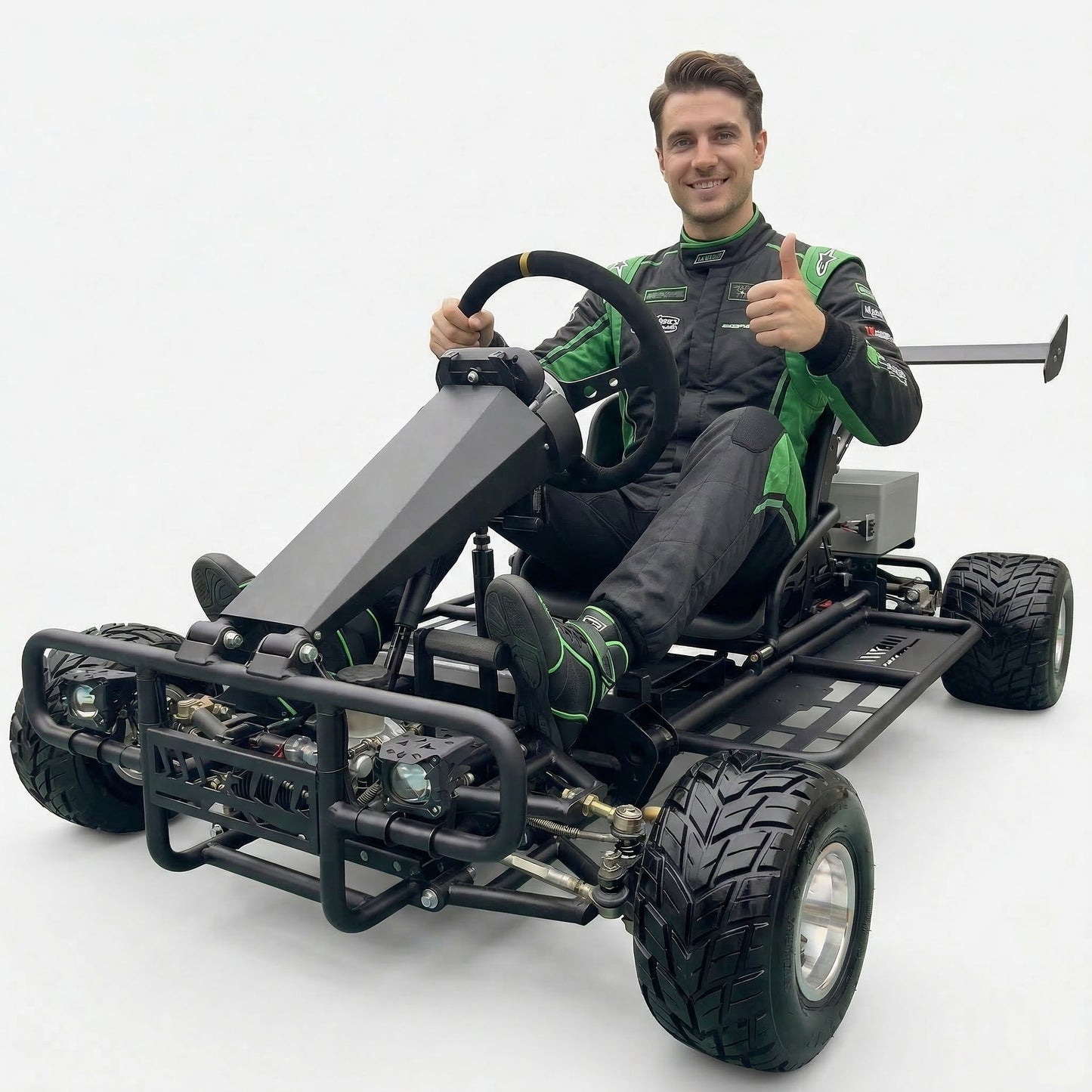 72V "Wind Chaser" Electric go Kart,Peak 20kw-28kw,max Speed 87mph