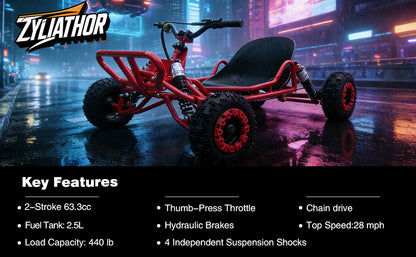 (Estilo modificado) 2 tiempos 90 cc