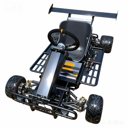 72V "Wind Chaser" Electric go Kart,Peak 20kw-28kw,max Speed 87mph