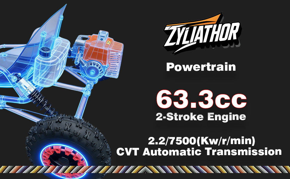 (Estilo modificado) 2 tiempos 90 cc