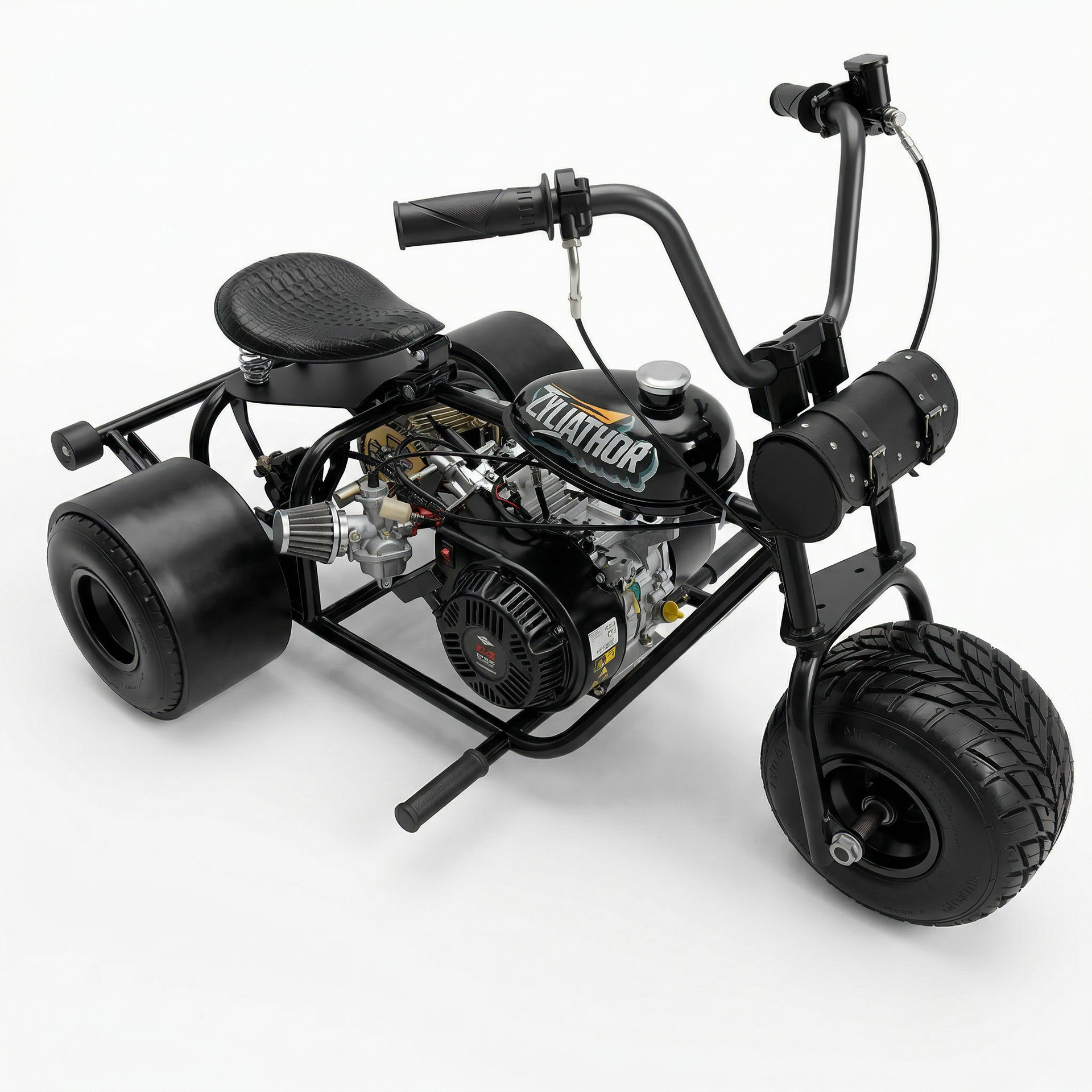 【マイリトルテイラー】 208cc Gas Mini Off-Road Trike Motorcycle CVT, 31MPH Drift Trike