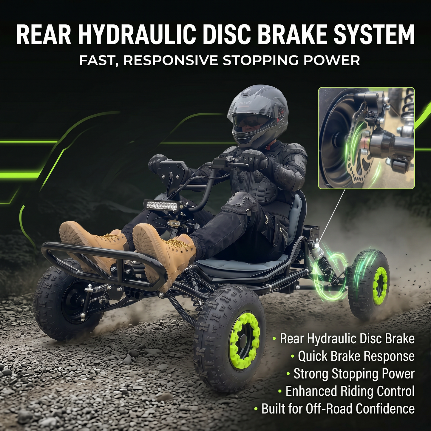 Go-Kart Brake System Assembly