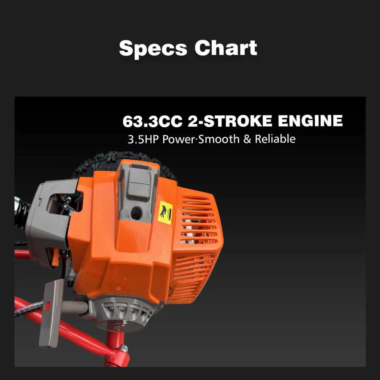 (Estilo modificado) 2 tiempos 90 cc