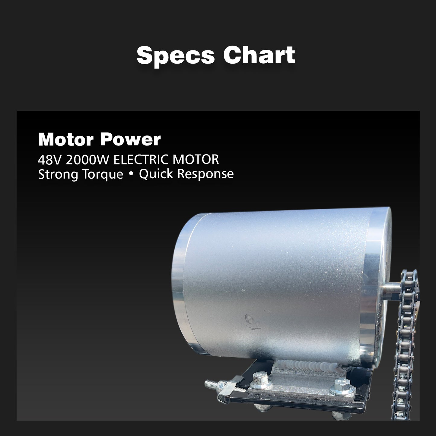 Adult & Kids Electric Go Kart,2000W Brushless,31MPH,Up to 12 miles, 3 Speed + Reverse, Hydraulic Disc Brake, 6" All-Terrain Tires, 440 lb, Off-Road Kart for Backyard & Private Property Trails (Black)