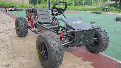 Zyliathor 212cc Gas Off-Road Go Kart, CVT, 35 MPH, Semi-Assembled